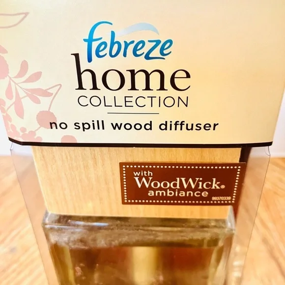 Febreze Home Yumberry Sangria No Spill Wood Diffuser Set New Read - Picture 4 of 5